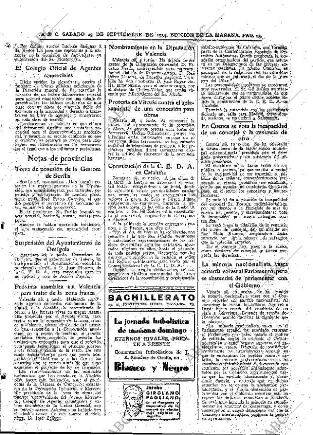 ABC MADRID 29-09-1934 página 23