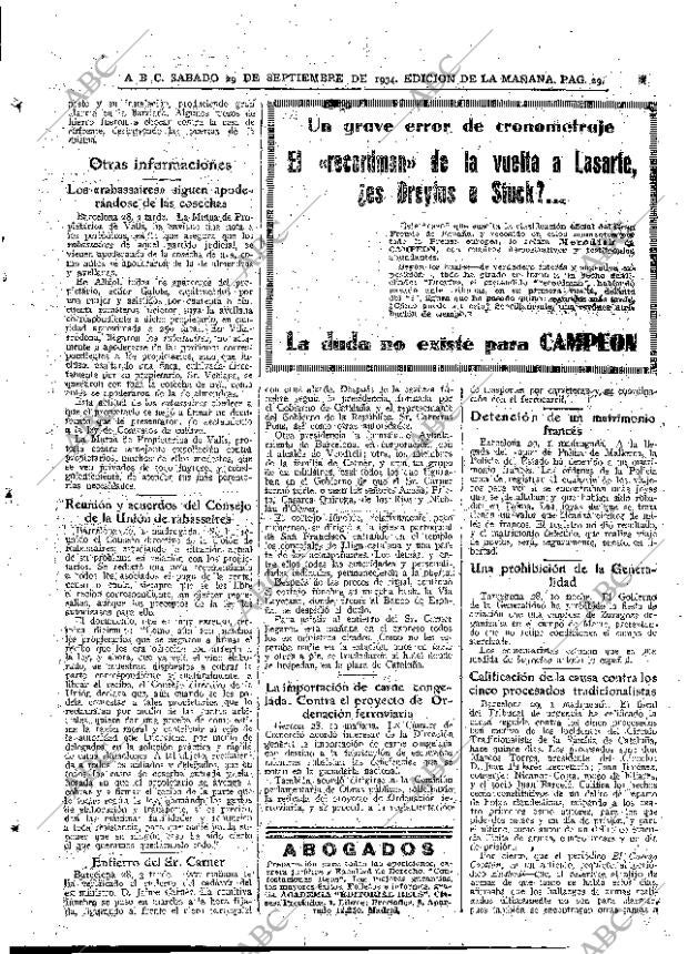 ABC MADRID 29-09-1934 página 29