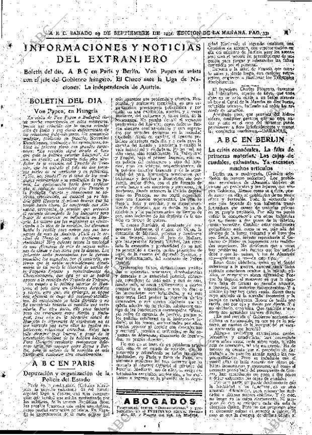 ABC MADRID 29-09-1934 página 33