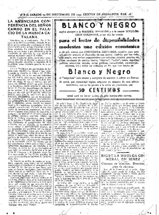 ABC SEVILLA 29-09-1934 página 16