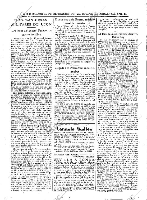 ABC SEVILLA 29-09-1934 página 25