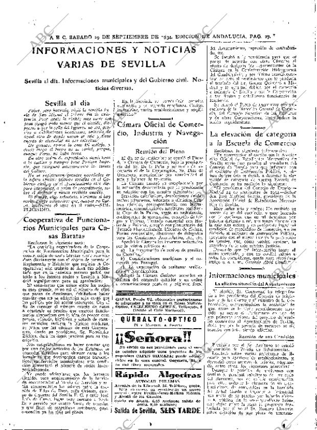 ABC SEVILLA 29-09-1934 página 27