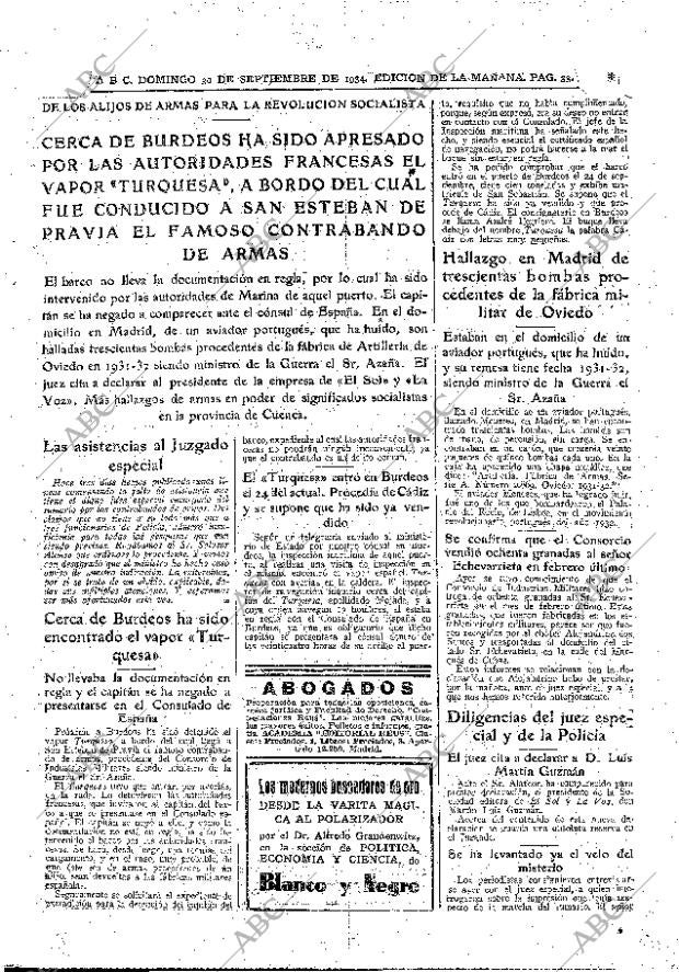 ABC MADRID 30-09-1934 página 33