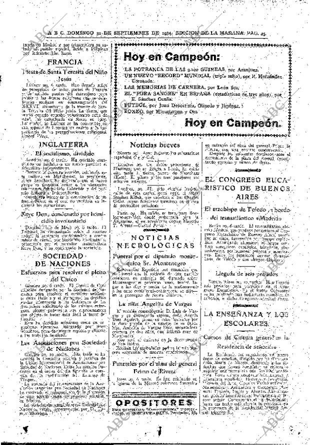 ABC MADRID 30-09-1934 página 45