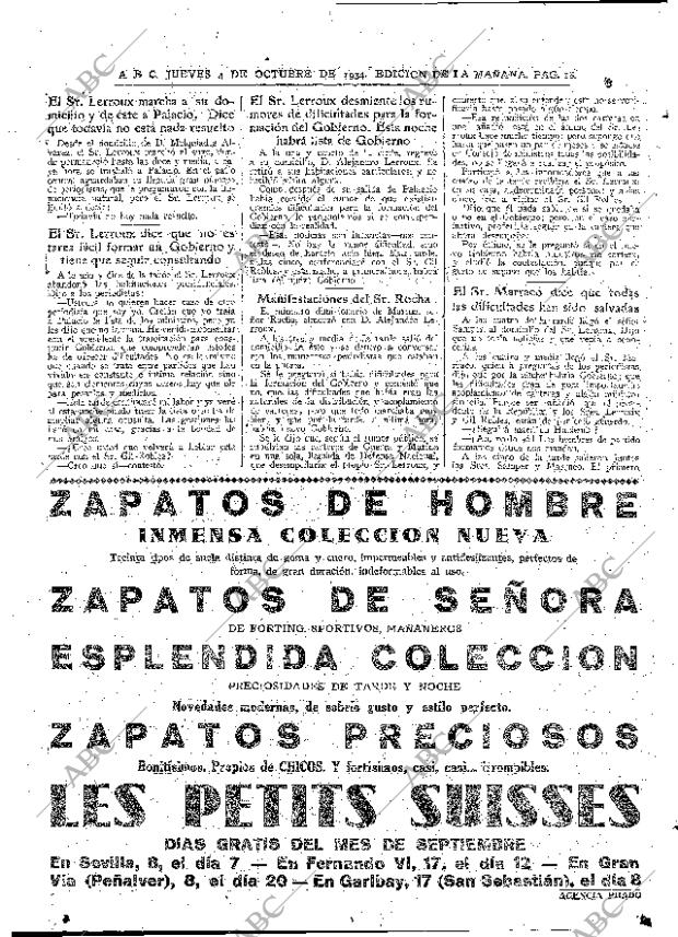 ABC MADRID 04-10-1934 página 18