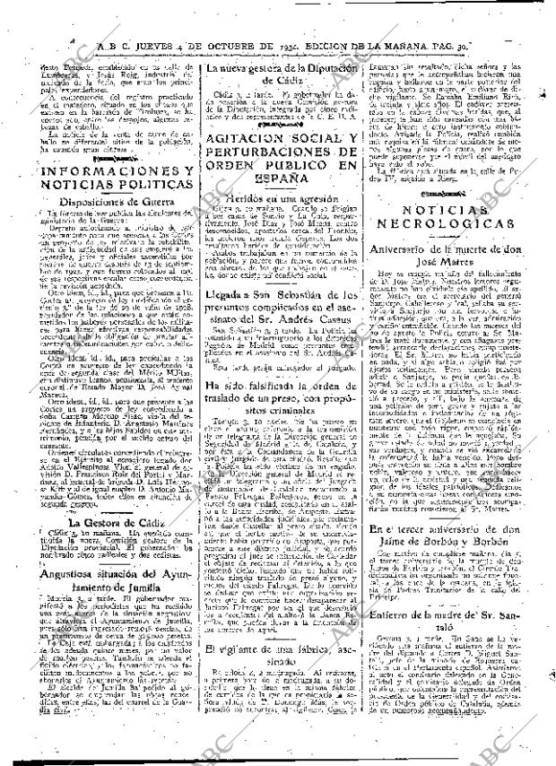 ABC MADRID 04-10-1934 página 30