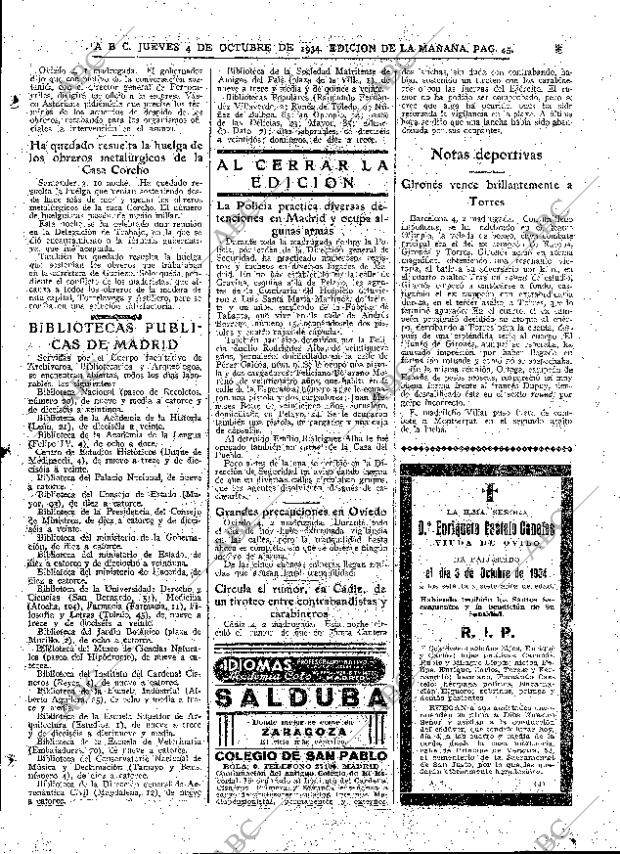 ABC MADRID 04-10-1934 página 45