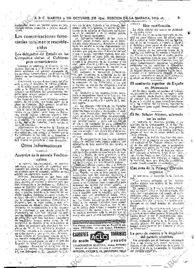 ABC MADRID 09-10-1934 página 28