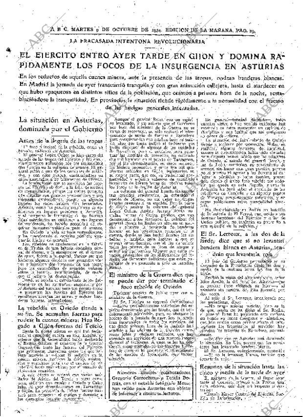 ABC MADRID 09-10-1934 página 29