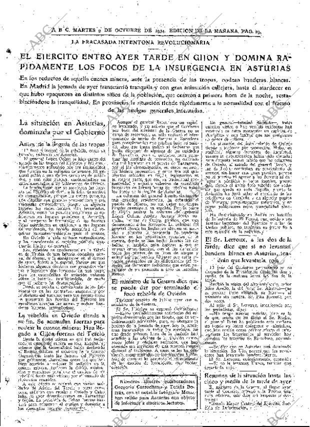 ABC MADRID 09-10-1934 página 29