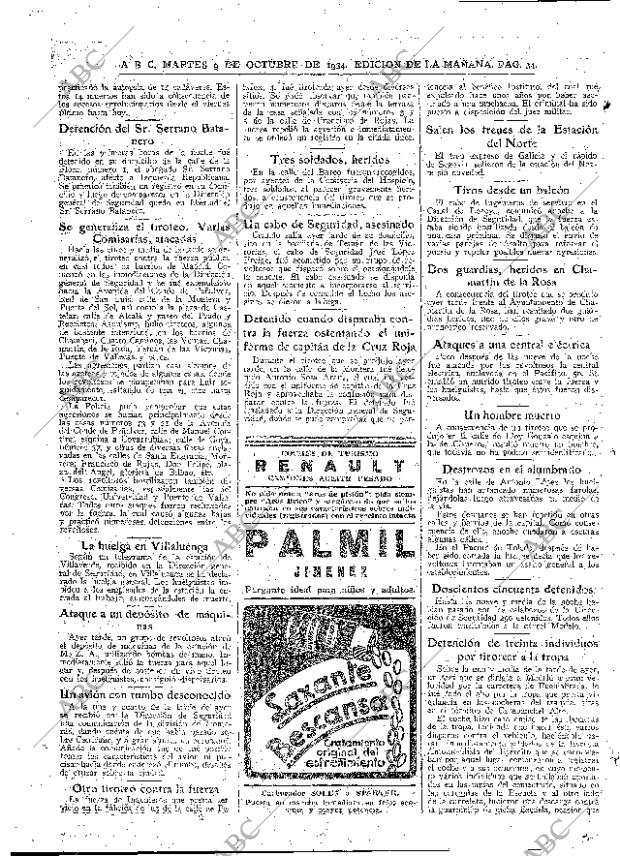 ABC MADRID 09-10-1934 página 34