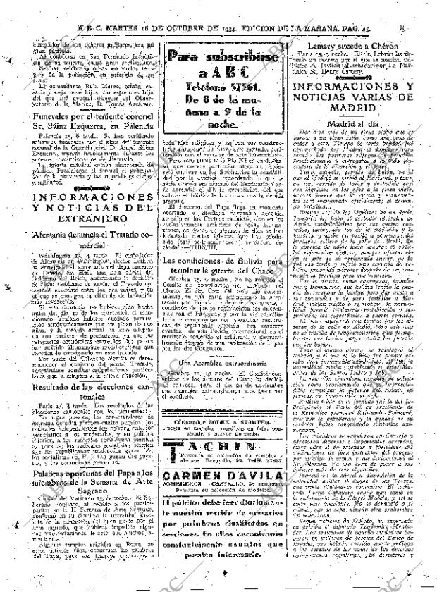 ABC MADRID 16-10-1934 página 45