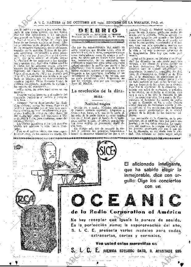 ABC MADRID 23-10-1934 página 16