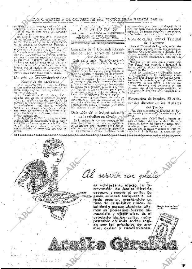 ABC MADRID 23-10-1934 página 22
