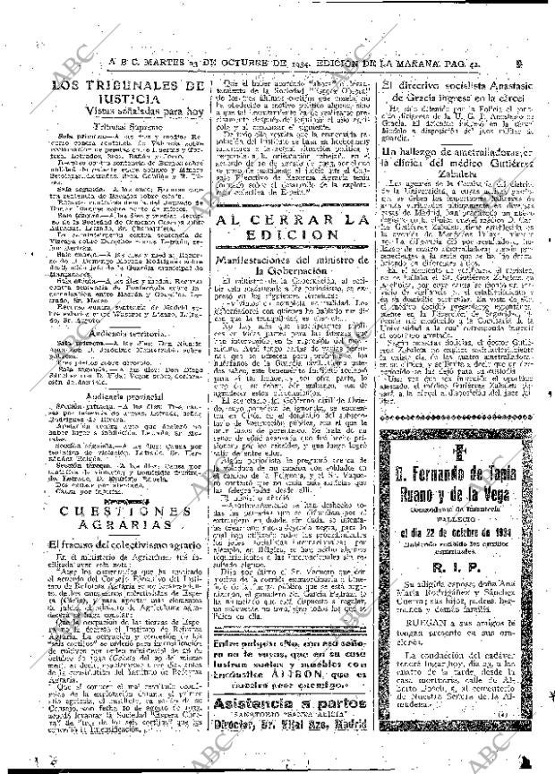 ABC MADRID 23-10-1934 página 42