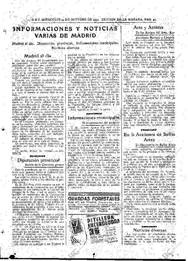 ABC MADRID 24-10-1934 página 41