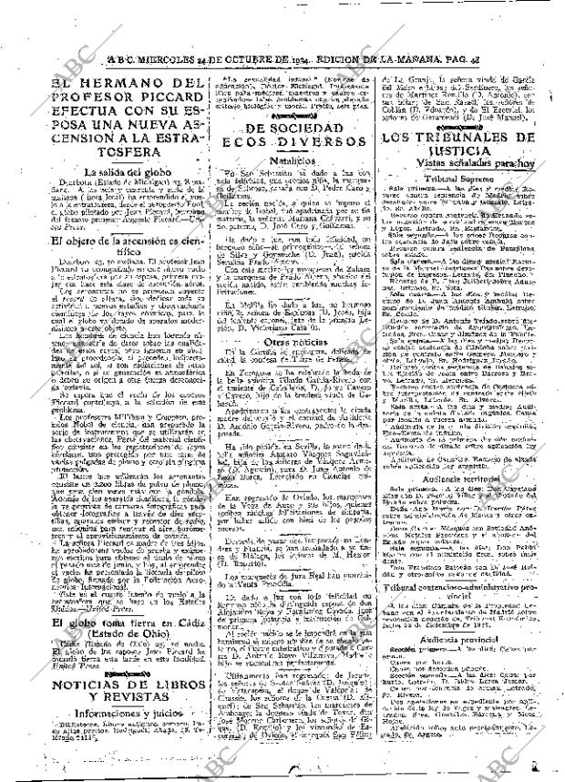 ABC MADRID 24-10-1934 página 48