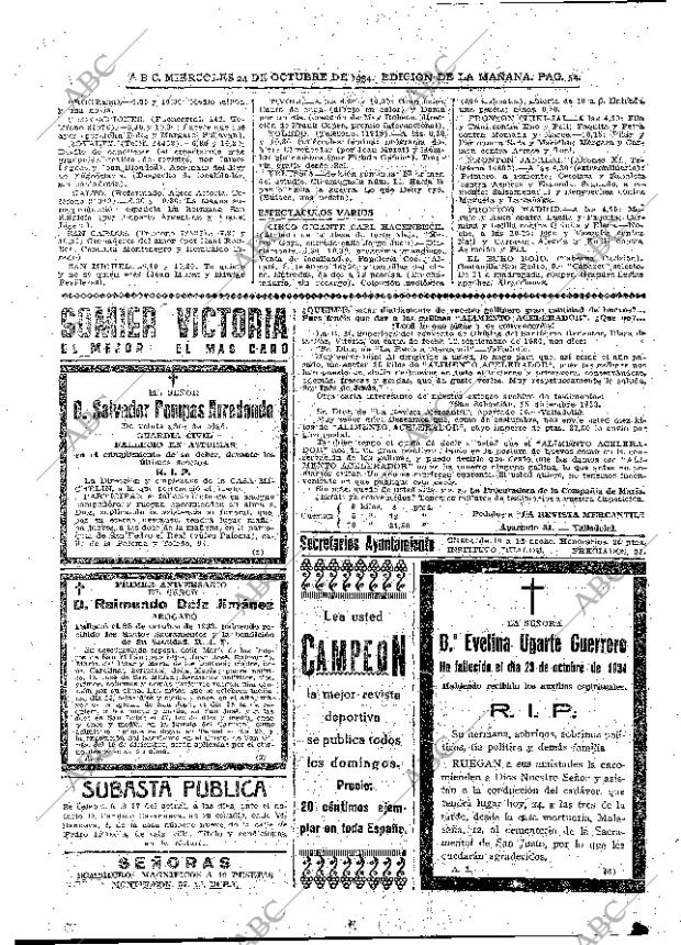 ABC MADRID 24-10-1934 página 54