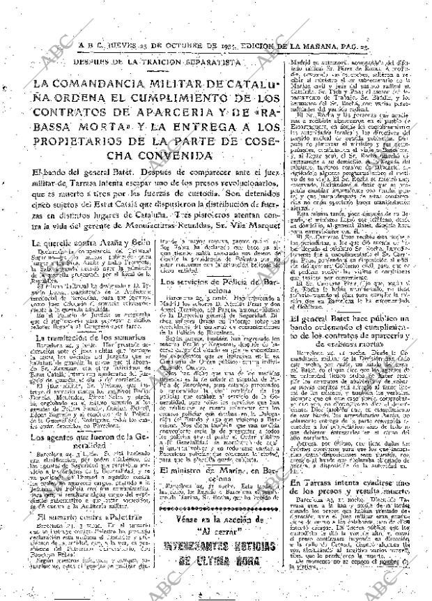 ABC MADRID 25-10-1934 página 23