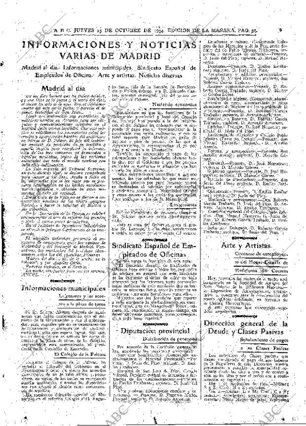 ABC MADRID 25-10-1934 página 39