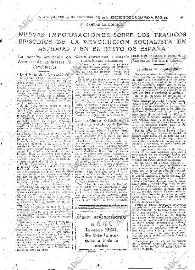 ABC MADRID 25-10-1934 página 43