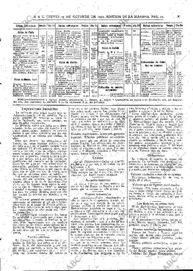 ABC MADRID 25-10-1934 página 47