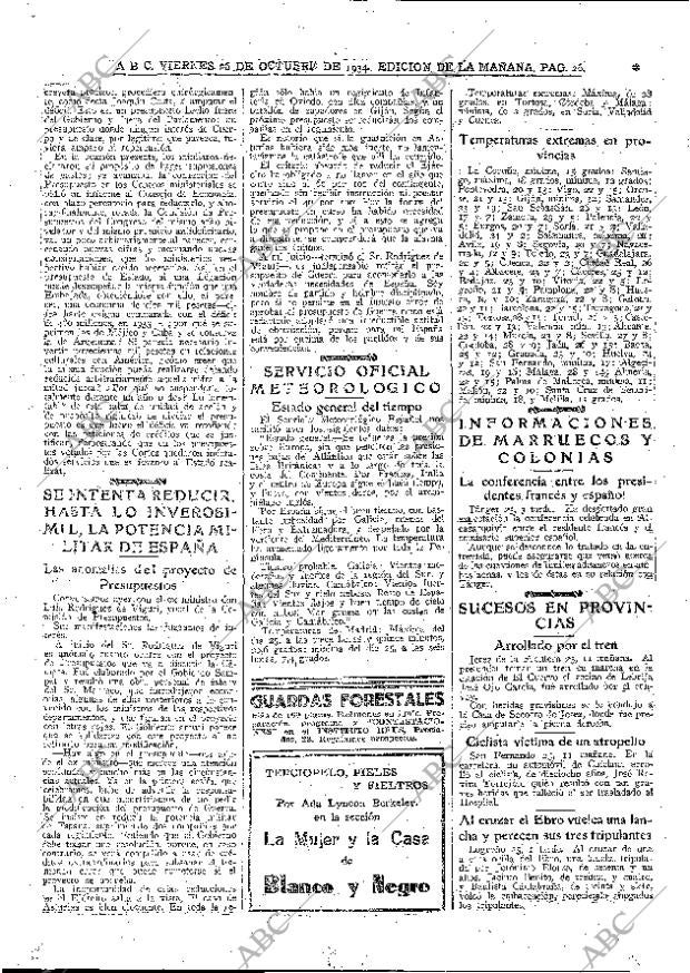 ABC MADRID 26-10-1934 página 26