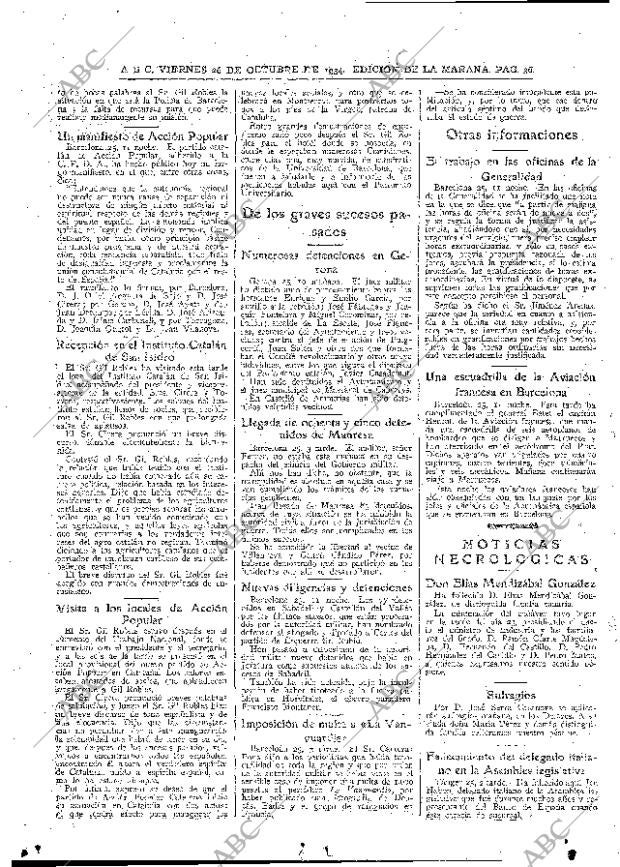 ABC MADRID 26-10-1934 página 36