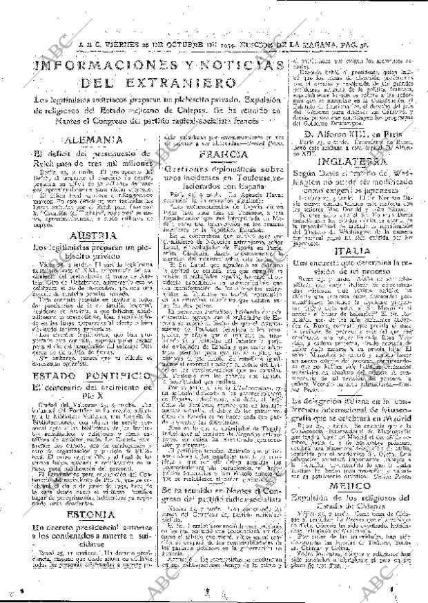 ABC MADRID 26-10-1934 página 38