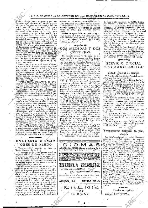 ABC MADRID 28-10-1934 página 18
