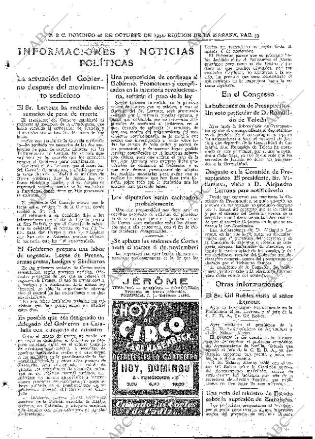 ABC MADRID 28-10-1934 página 25