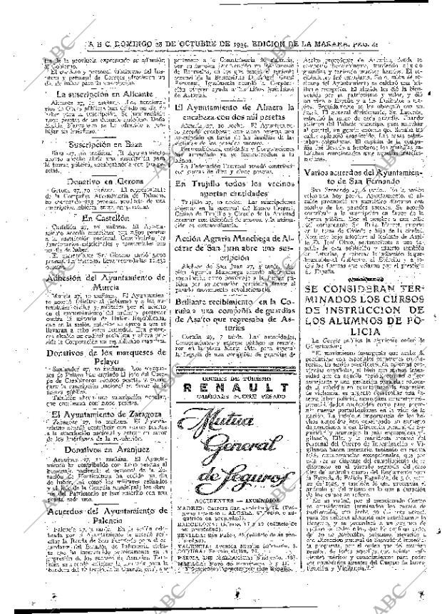 ABC MADRID 28-10-1934 página 36