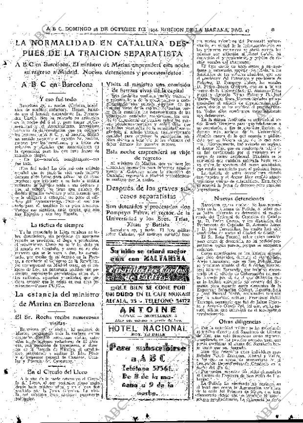 ABC MADRID 28-10-1934 página 39
