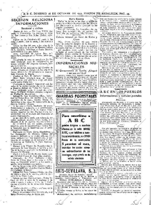 ABC SEVILLA 28-10-1934 página 43