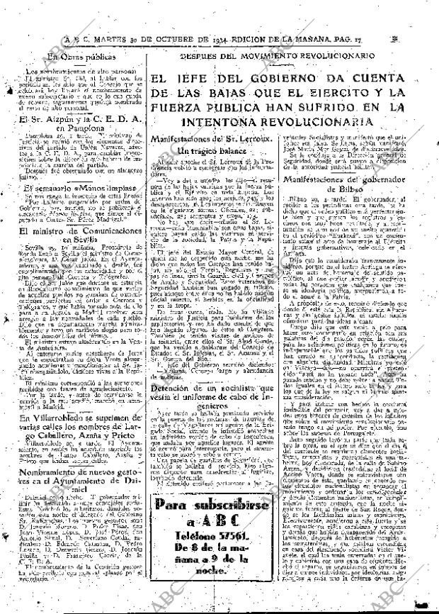 ABC MADRID 30-10-1934 página 17