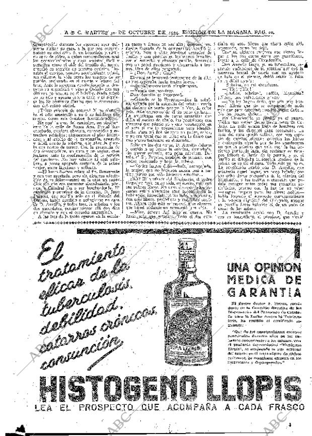 ABC MADRID 30-10-1934 página 20