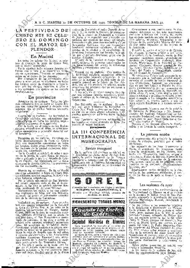 ABC MADRID 30-10-1934 página 32