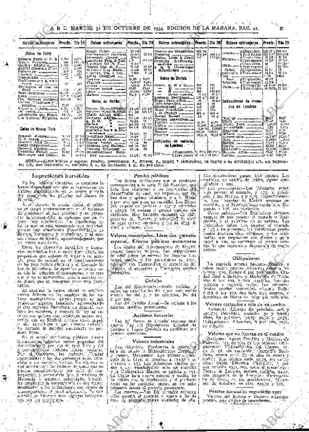 ABC MADRID 30-10-1934 página 41