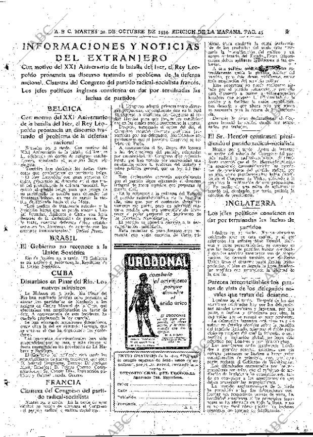 ABC MADRID 30-10-1934 página 43