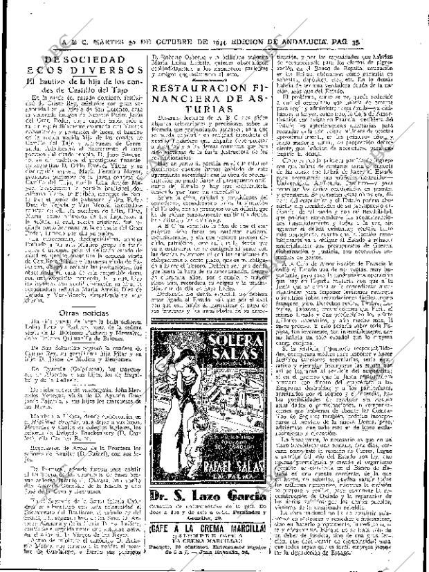ABC SEVILLA 30-10-1934 página 33