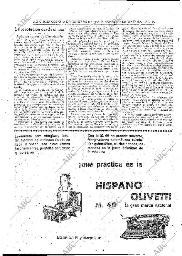 ABC MADRID 31-10-1934 página 22