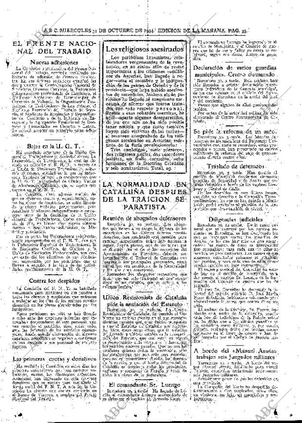 ABC MADRID 31-10-1934 página 33