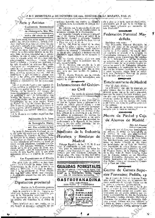 ABC MADRID 31-10-1934 página 36