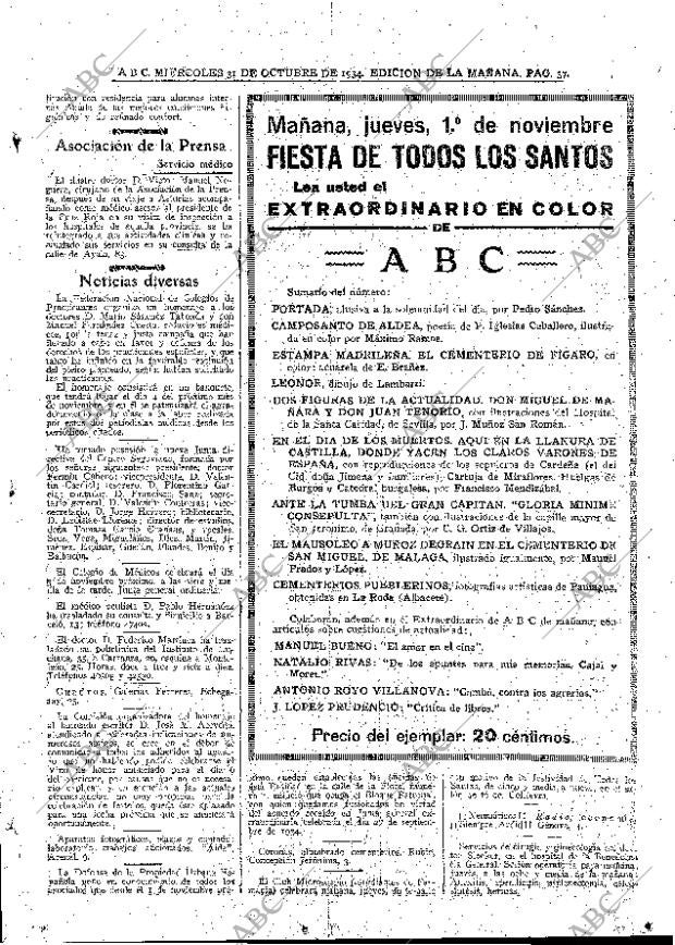 ABC MADRID 31-10-1934 página 37