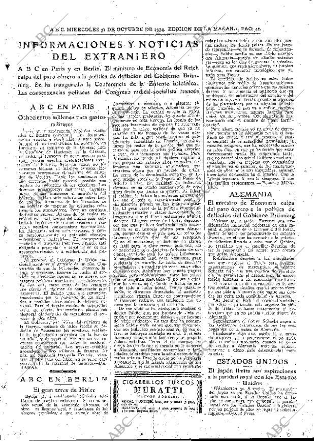 ABC MADRID 31-10-1934 página 41