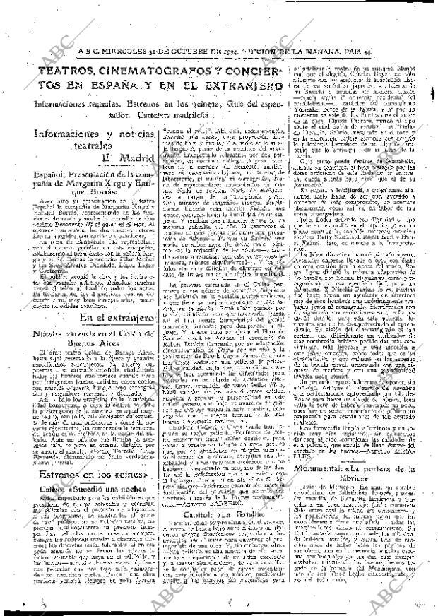 ABC MADRID 31-10-1934 página 44
