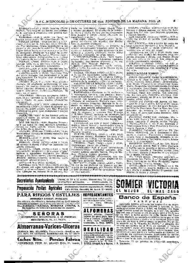 ABC MADRID 31-10-1934 página 46