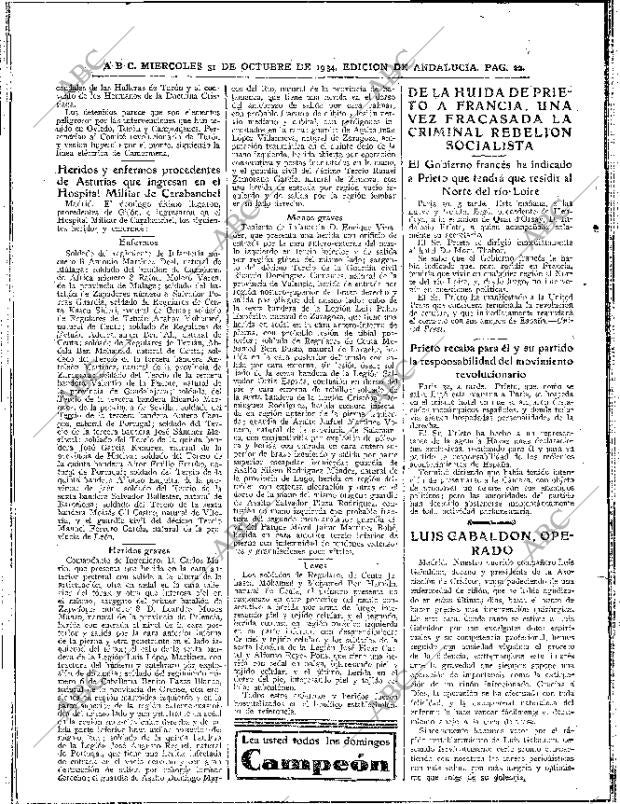 ABC SEVILLA 31-10-1934 página 22