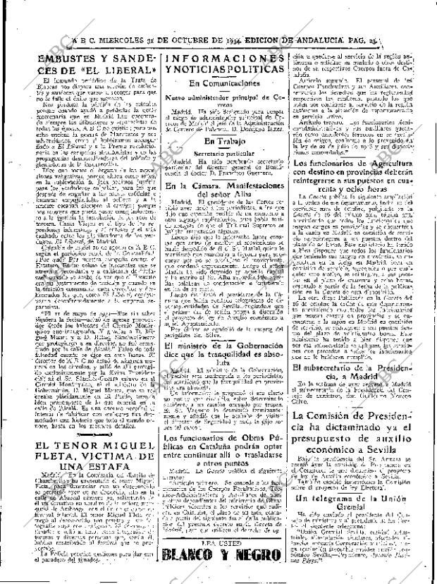 ABC SEVILLA 31-10-1934 página 23