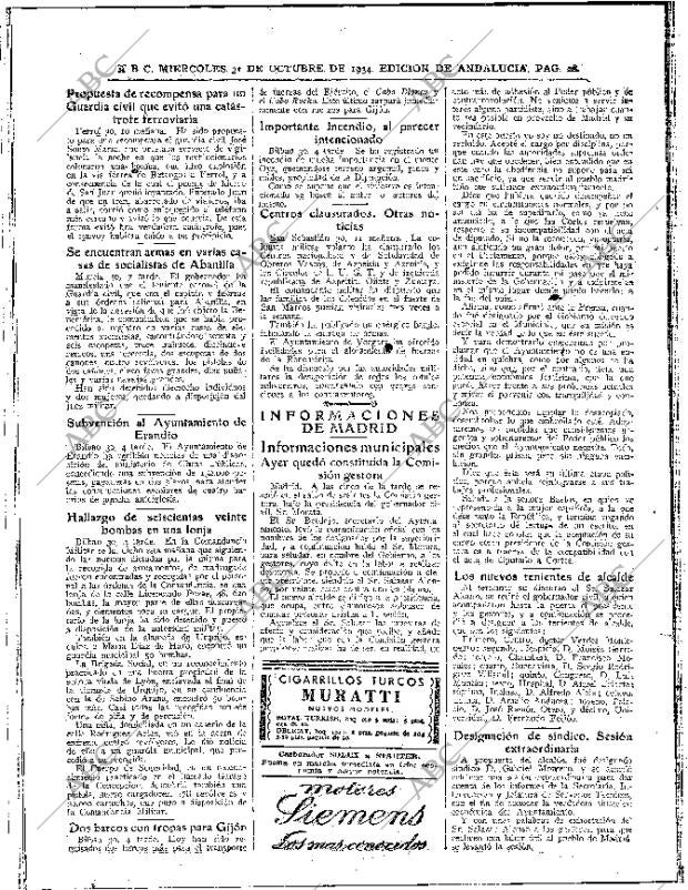 ABC SEVILLA 31-10-1934 página 28